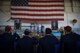 Airmen salute during Capt. Matthew D. Roland and Staff Sgt. Forrest B. Sibley’s memorial service, Sept. 14, 2015, at Hurlburt Field, Fla. The two special tactics Airmen, who had recently deployed to Afghanistan in support of Operation Freedom's Sentinel, were shot at a vehicle checkpoint at Camp Antonik, Afghanistan, Aug. 26, and died of wounds sustained in the attack. (U.S. Air Force photo/Senior Airman Ryan Conroy) 