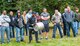 WRIGHT PATTERSON AIR FORCE BASE, Ohio -- Airman 1st Class Michael Robinson, National Air and Space Intelligence Center, prepares to test his strength in the keg toss competition at the center's 47th Annual Oktoberfest Celebration at Bass Lake, Oct. 6, 2015. During the celebration different units within the center competed in the Oktoberfest games while enjoying traditional German cuisine. (U.S. Air Force photo by Tech. Sgt. Eunique P. Thomas) 
