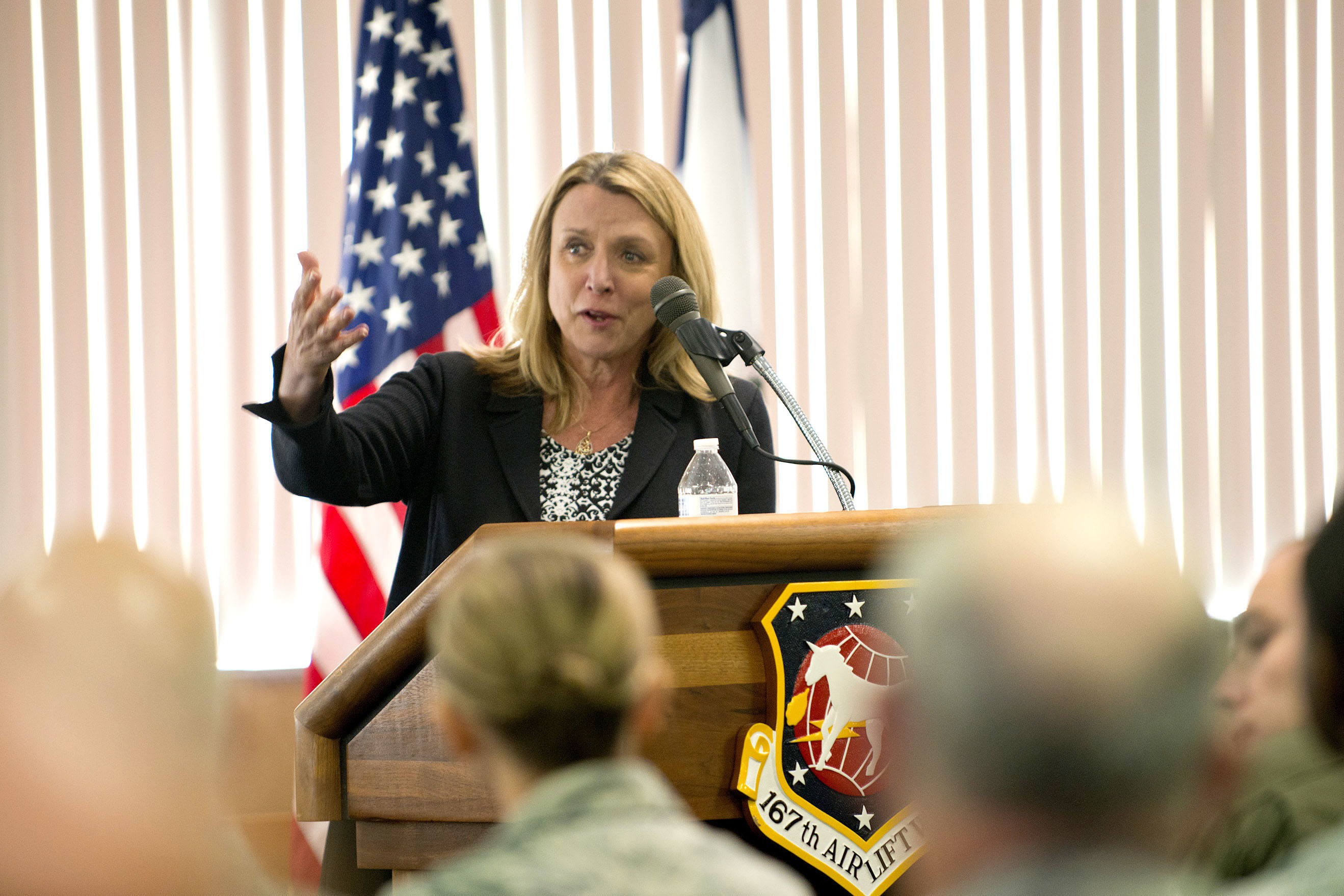 Air Force secretary visits West Virginia Air Guard members > National ...