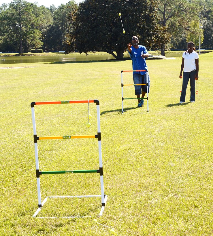 PowerWorks and Goodwill hold a Team Member Appreciation Picnic for employees at Marine Corps Logistics Base Albany’s Covella Pond, Oct. 7. The employees maintain grounds and provide custodial needs aboard the installation. Employees feasted on barbecue, chicken, baked beans, coleslaw, potato salad, garlic bread and cupcakes. They also participated in various games as well as received letters of appreciation, goody bags and lunch boxes. The base’s commanding officer, Col. James C. Carroll III, other base directors and their companies’ leaders praised them for their hard work and dedication in taking care of the installation. 