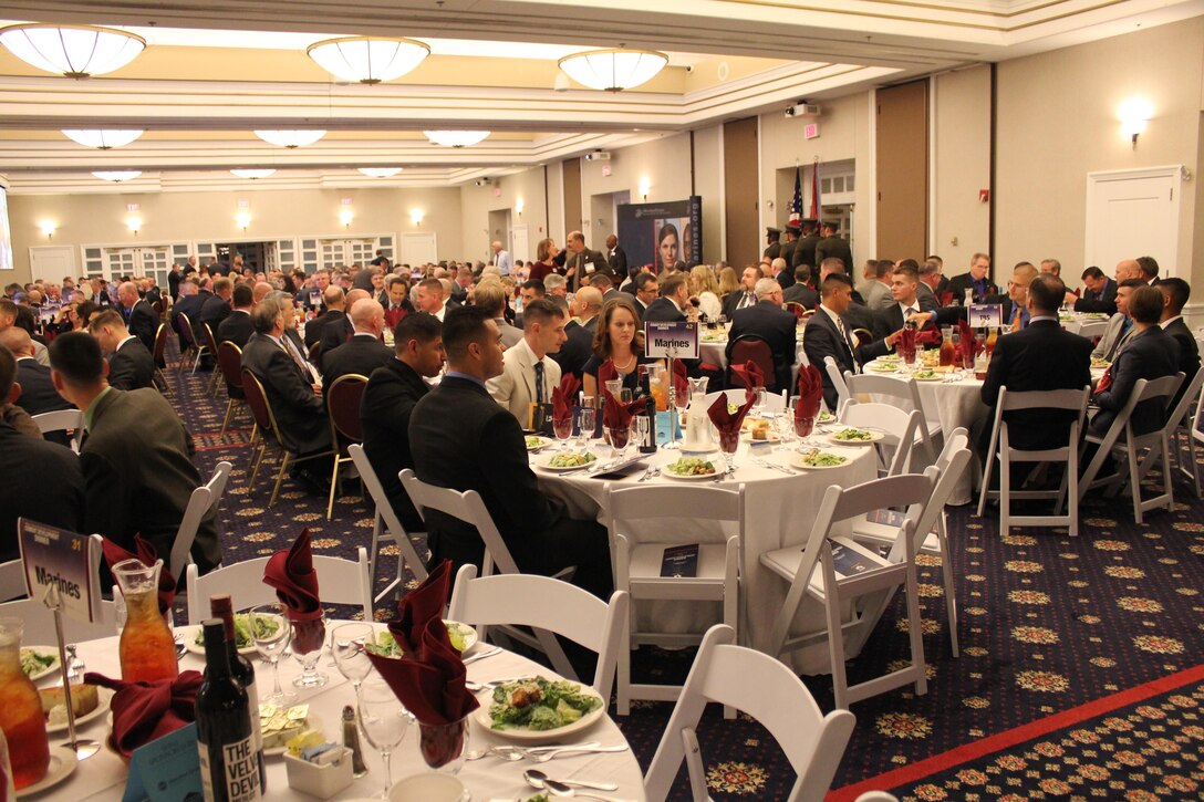 Guests at the Marine Corps Association Foundation Fall Combat Development Dinner, held Oct. 1 at The Clubs at Quantico.