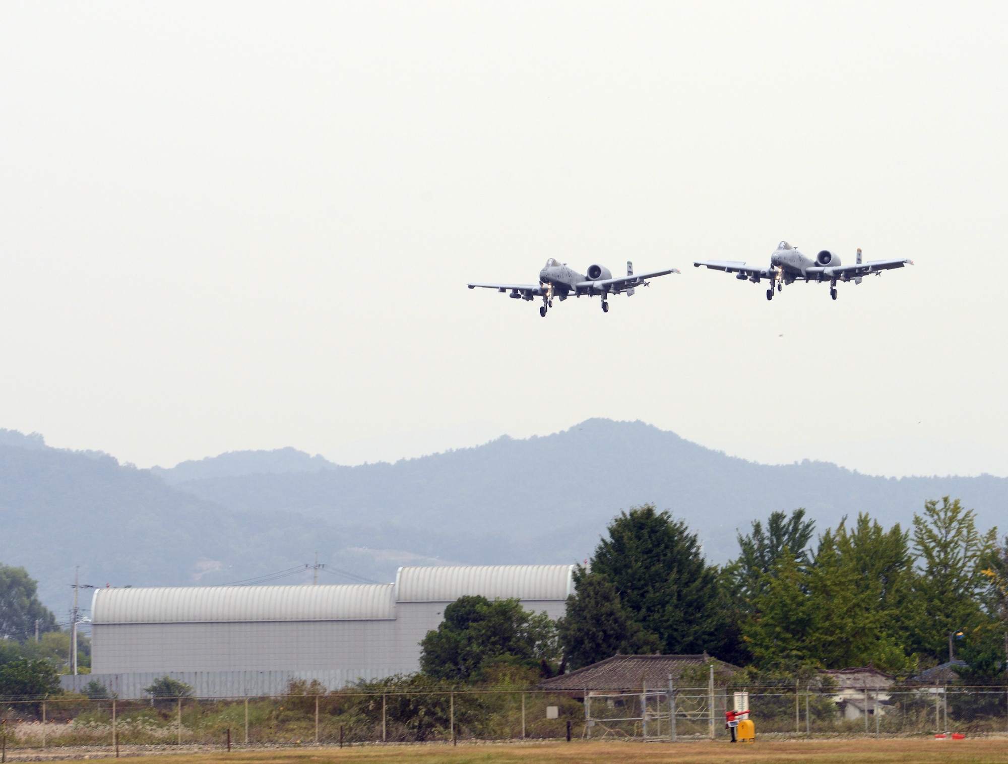 A-10s land at Osan
