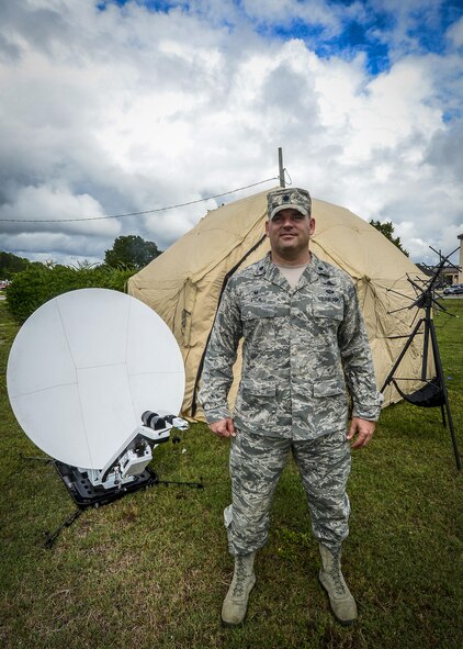 Lt. Col. Jason Fick is the 1st Special Operations Communications Squadron commander. Fick oversees technologically advanced systems and the Airmen who enable the 1st SOCS to be the communications frontline for the 1st Special Operations Wing as they lead the way, dedicated to their motto, "Comm for Special Ops." (U.S. Air Force photo by Senior Airman Jeff Parkinson) 