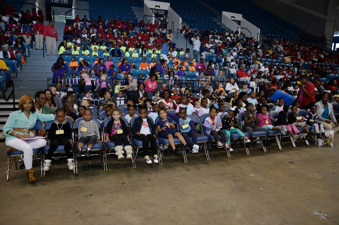 Hundreds of elementary students, preschoolers, teachers as well as parents from around the state attend the Fire Safety Show at Albany’s James H. Gray Civic Center, Oct 7. The crowd learned the importance of fire alarms, smoke detectors, “Stop, Drop and Roll,” and other safety techniques at the city’s 21st annual Fire Prevention Week activity.

