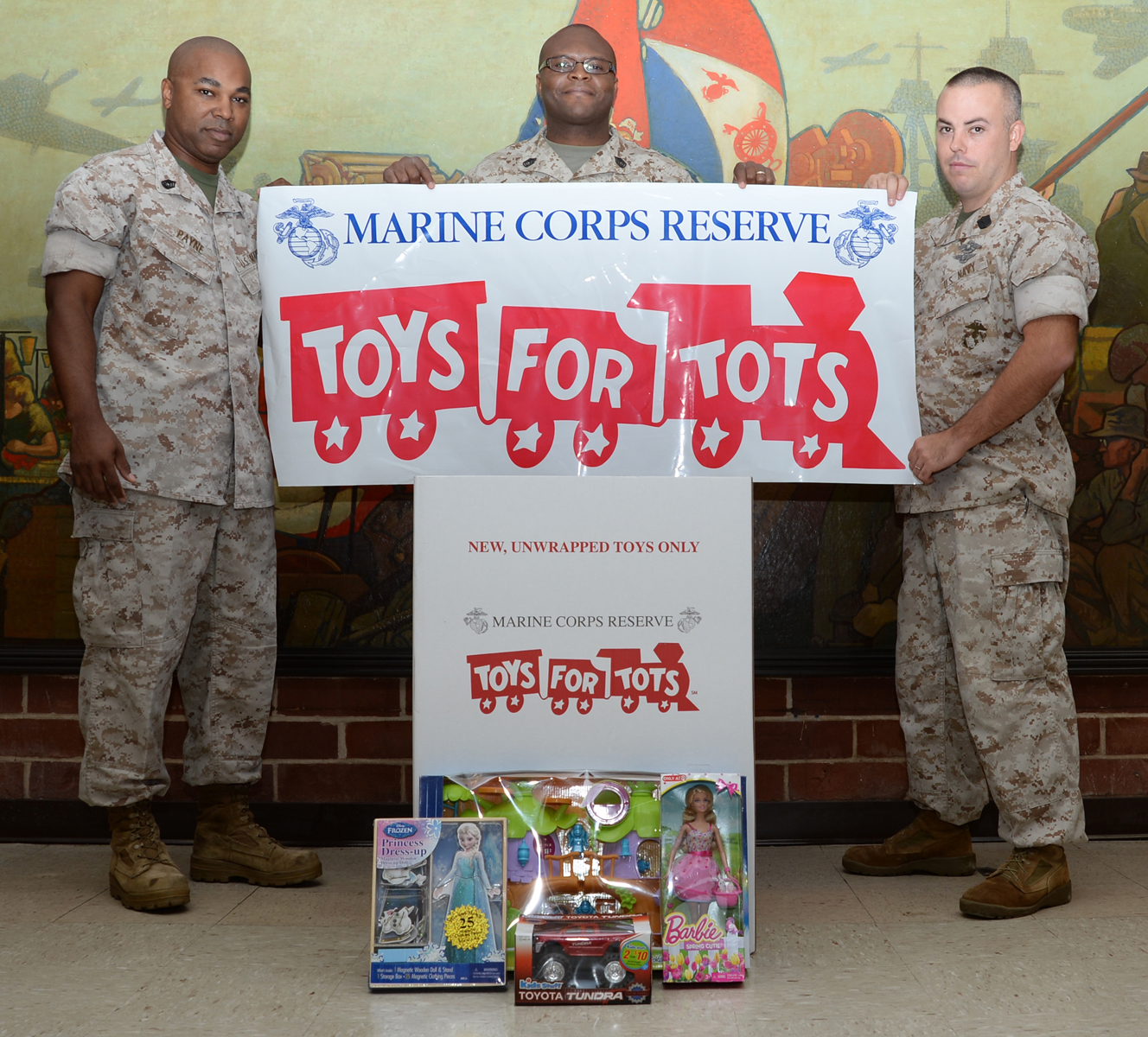 Toys for Tots Marines put less fortunate children at top of Christmas