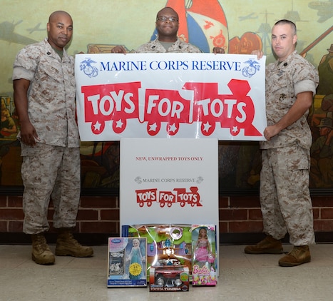 The 2015 U.S. Marine Corps Reserve Toys for Tots Program’s annual campaign is underway. New, unwrapped toys are being collected for less fortunate children at various locations throughout the base and surrounding Albany communities.