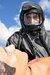 U.S. Army Reserve Soldiers with the 388th Chemical Biological Radiological Nuclear Company, out of Junction City, Wis., participated in a joint training exercise at the Stevens Point Municipal Airport Oct. 3, 2015. The 409th Area Support Medical Company out of Madison, Wis. and local Stevens Point and Portage County officials participated and observed. Local civilians volunteered to role play as casualties, including a family with two small children, bringing a new level of realism to this exercise and giving Soldiers real world experience in the delicate handling of children in mass casualty decontamination scenarios. The joint exercise gave everyone involved a chance to experience what their role would be in a real world emergency. Army Reserve Soldiers play a supporting role to the local officials, so it is vital to learn how to communicate and coordinate across organizations.