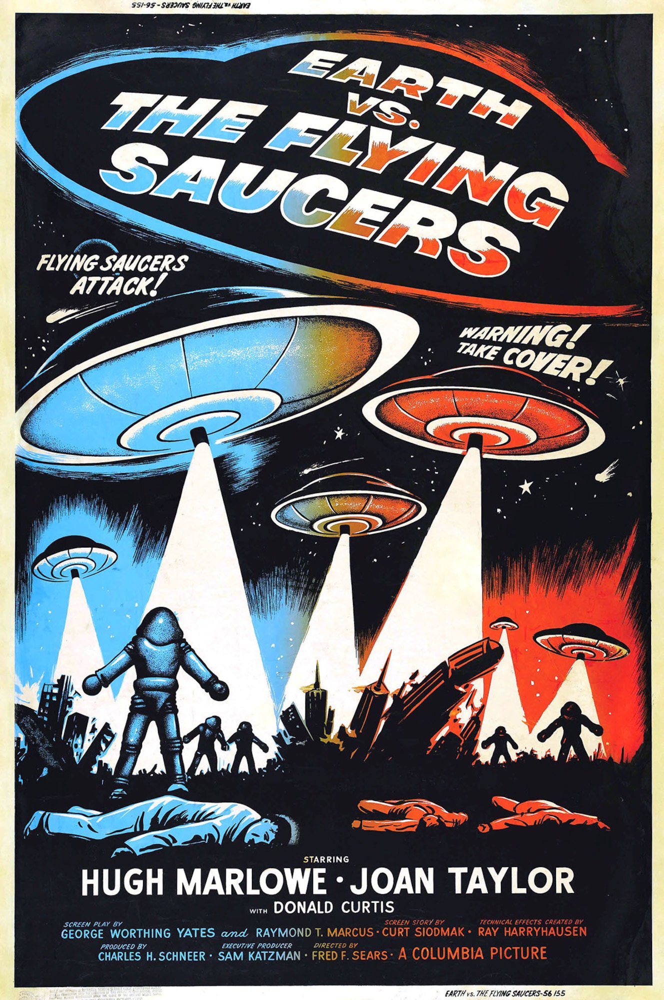 Science fiction movies in the 1950s often featured “flying saucers” from Outer Space, and the circular shape of the Avrocar invited a comparison in the public’s mind.