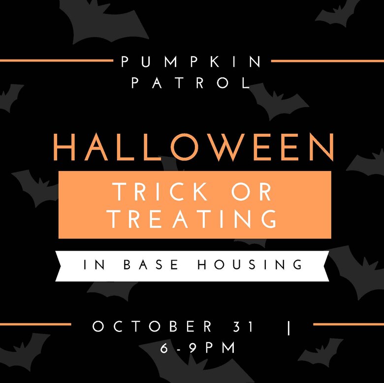 Download Pumpkin Patrol Fairchild Air Force Base Article Display PSD Mockup Templates