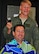 1st Lt. Matthew Anderson, 6th Special Operations Squadron pilot, prepares to shave the head of his boss, Lt. Col. Casey Ward, 6th SOS commander, at Duke Field, Fla., Oct. 8, 2015. Ward and two others with ties to the squadron put their hair on the line as part of a teambuilding event for the special operations unit. (U.S. Air Force photo/Lt. Col. James R. Wilson)