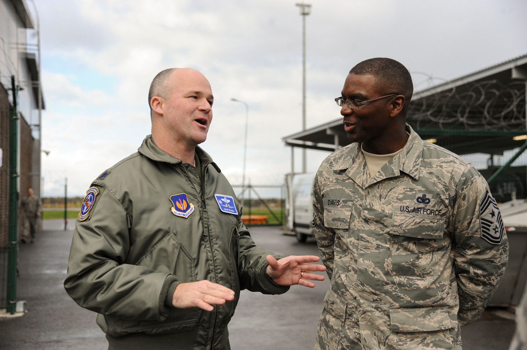 Usafe Afafrica Command Chief Visits Deployed Airmen In Estonia Moody