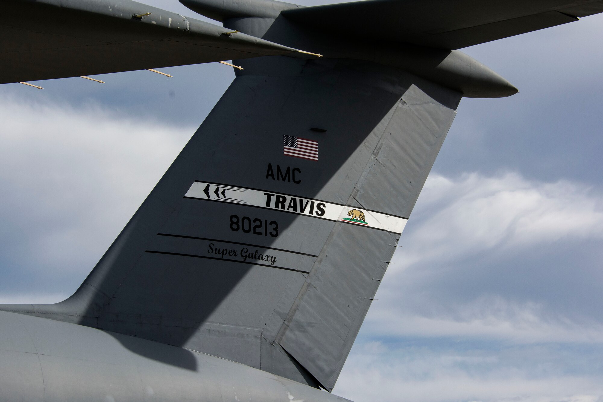 The first of two upgraded C-5Cs was tested to verify if the aircraft still met the vibroacoustics requirements set forth by NASA, Sept. 24, 2015, at Travis Air Force Base, California. Travis is home to the Air Force’s only two aircraft specially modified to insert and transport NASA space containers – including satellites – into the aft end of the cargo compartment. With the recent completion of the RERP upgrade, Air Force Space Command raised concerns regarding the vibratory environments of the cargo compartment, thus requesting the collection of the aircraft’s interior noise and vibration data to verify that the M-model SCM cargo compartment was still compliant with NASA requirements. (U.S. Air Force photo by Senior Airman Charles Rivezzo)  