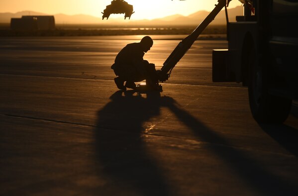Myth: RPAs are made from alien technology and are flown from area 51. Fact: The U.S. Air Force actually has a long history of unmanned flight and we are still learning new and better ways to fly. We will continue to improve our methods of training, conducting operations and employing new weapon systems. The development and integration of unmanned aircraft represent a continuation of this trend and has been around since the early 1900s. The primary installations where RPAs are based and flown are Beale AFB, CA; Holloman AFB, NM; Creech AFB, NV; and Grand Forks AFB, ND. There are additional Air Force, Air Force Reserve, and Air National Guard installations that are part of the distributed ground stations that support RPA flights and data analysis. (U.S. Air Force photo by Tech. Sgt. Nadine Barclay) 
