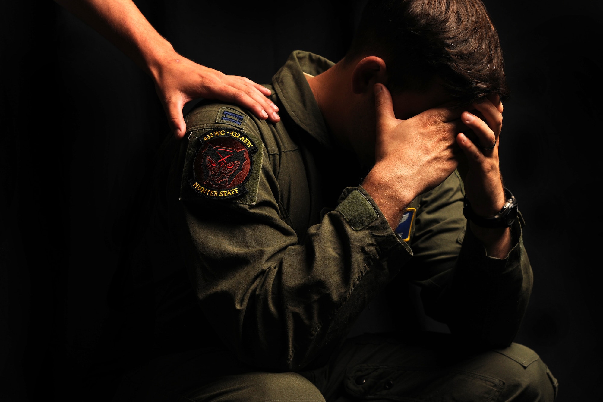 Myth: Everyone in the RPA community suffers from Post-Traumatic Stress Disorder.

Fact: According to a 2014 paper from the United Air Force School of Aerospace Medicine, studies have shown that 4.3 percent of Air Force RPA operators report symptoms of post-traumatic stress disorder. This is lower than the 4 to 18% of PTSD reported among those returning from the battlefield and lower than the projected lifetime risk of PTSD for Americans (8.7%, American Psychiatric Association, 2013). In addition, Creech Air Force Base established a Human Performance Team in 2011 comprised of an operational psychologist, an operational and aerospace physiologist, three flight surgeons and two Religious Support Teams to aid Airmen in dealing with stressors.  (U.S. Air Force photo by Tech. Sgt. Nadine Barclay)
