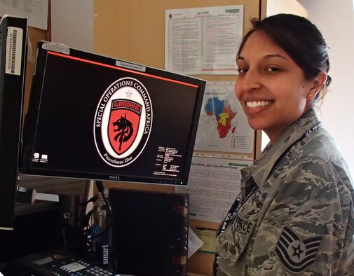 Tech. Sgt. BreAnna Martinez, a command and control Airman with Special Operations Command Africa, was ready to return to civilian life but didn't want to give up the Air Force. In 2013, she turned the Air Force Reserve's Individual Mobilization Augmentee program to continue her service on a part-time basis.