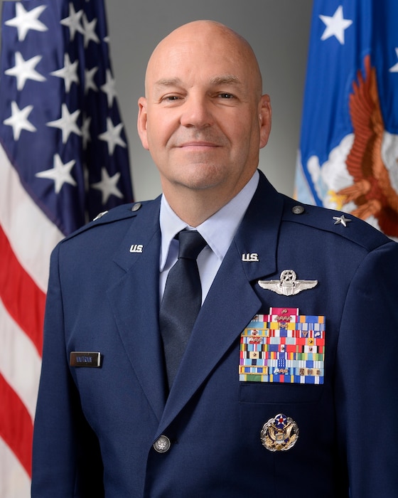 Official Air Force Image: BGen Steven Vautrain Bio Photo