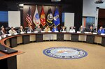 Defense Logistics Agency and Defense Department personnel meet to discuss cost savings and stewardship during the third DLA Cost Summit June 29 at the McNamara Headquarters Complex. 