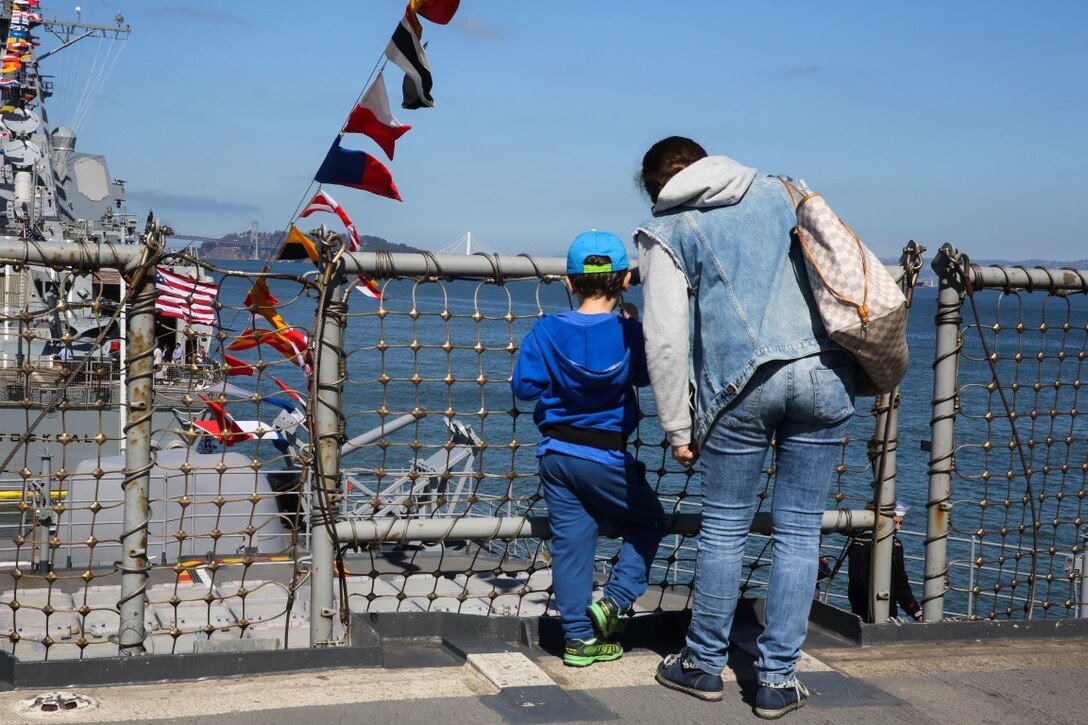 San Francisco Pier 80 hosts static ship display, band performances
