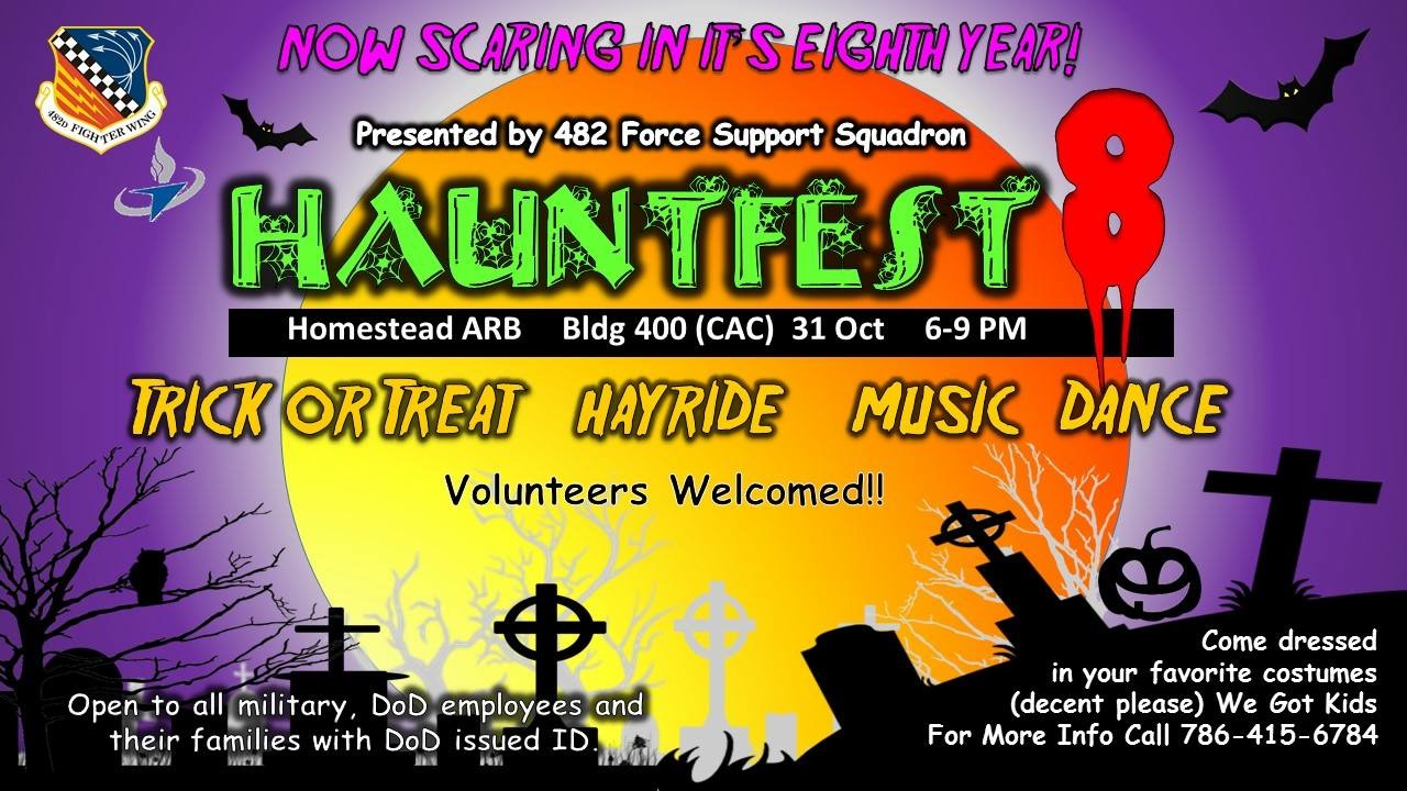 Base holds free Halloween Hauntfest Oct. 31 > Homestead Air Reserve ...