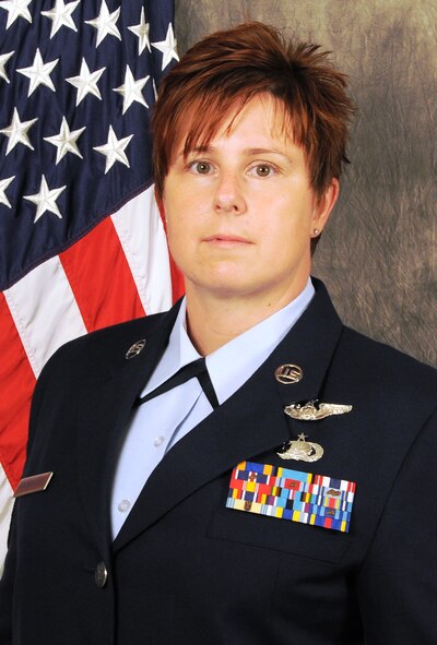 WRIGHT-PATTERSON AIR FORCE BASE, Ohio - Master Sgt. Sandi Golden-Vest, 445th Aeromedical Staging Squadron first sergeant, has been selected for promotion to senior master sergeant under the Stripes for Exceptional Performers II Board, formerly the Promotion Enhancement Program. (U.S. Air Force photo/Tech. Sgt. Anthony Springer