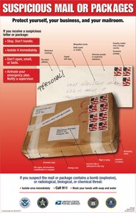 Postal security is everyone's business every day, not only in the workplace but at home as well, especially during the busy holiday mail season. (Image courtesy United States Postal Service)