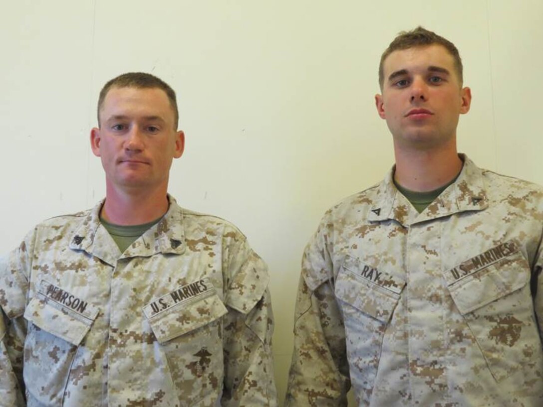 09 Oct 2015 - Coach of the week, Pearson, Kenneth C. with SOI and	High Shooter LCpl Ray , Jessie A. with 2D SUP BN shot a 347