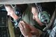 Senior Airman Jon Becenti from the 507th Aircraft Maintenance Squadron observes as boom operator Staff Sgt. Dalton Williams with the 465th Air Refueling Squadron refuels a 513th Air Control Group E-3 Sentry Airborne Warning and Control System in mid-air Oct. 3, 2015, at Tinker Air Force Base, Oklahoma. Becenti and 13 other first-term Airmen from the 507th Air Refueling Wing were chosen to fly on an incentive flight to get a closer look at the 507th ARW’s refueling mission. (U.S. Air Force photo/Senior Airman Jeffery Dahlem)