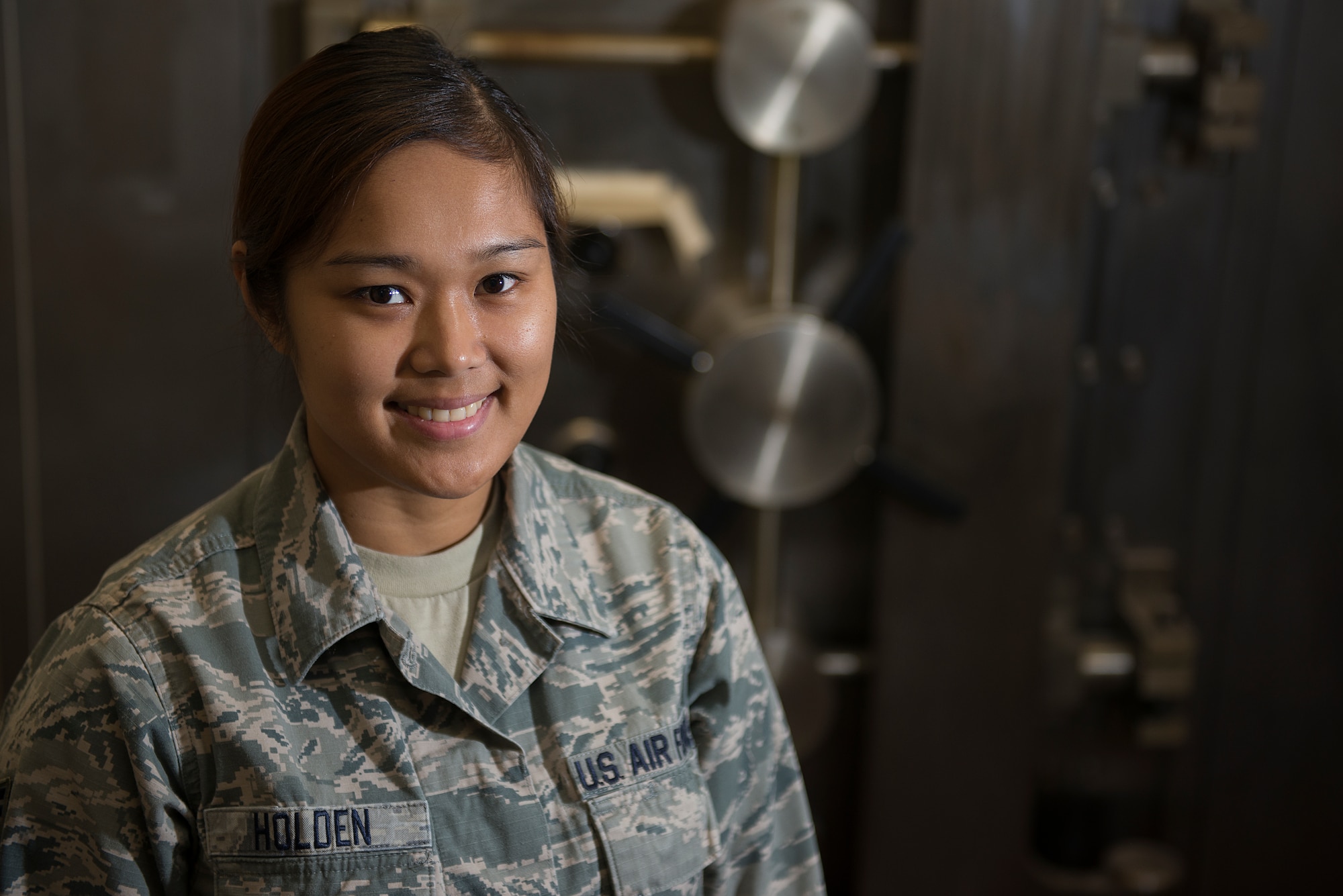 Staff Sgt. Sophie Holden, 82nd Comptroller Squadron NCO in charge of customer service and native of Iriga city, Philippines, has been in the Air Force for eight years and is the Support Airman of the Week at Sheppard Air Force Base, Texas, for Oct. 6-12, 2015. Holden is responsible for ensuring Airmen receive fast and efficient customer service. (U.S. Air Force photo/Senior Airman Kyle Gese)