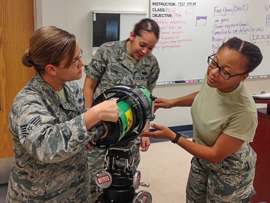 Tech. Sgt. Amber Spear, 359th Training Squadron Detachment one instructor supervisor and native of Booneville, Ark., has been in the Air Force for 14 years and is the Instructor of the Week for Oct. 13-19, 2015. Spear oversees supplemental upgrade courses and is responsible for leading 11 other instructors. (U.S. Air Force courtesy photo)