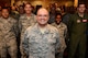 Brig. Gen. (Dr.) Lee E. Payne, Air Force Medical Operations Agency commander, poses with members of the 47th Medical Group on Laughlin Air Force Base, Texas, Oct. 15, 2015. Payne is responsible for leading consultative support of 75 military treatment facilities, over 44,000 personnel and with a $5.9 billion budget, ensuring a cost-effective, modern and prevention-based healthcare continuum for 2.6 million beneficiaries worldwide. (U.S. Air Force photo by Tech Sgt. Steven R. Doty)(Released)