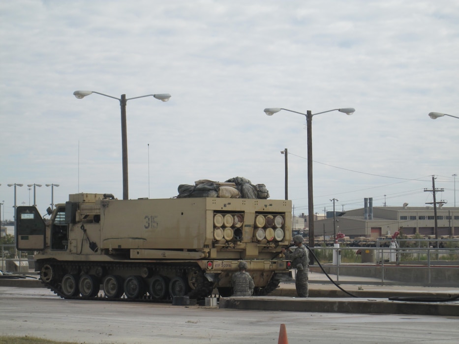 The Tactical Vehicle Wash Rack at Fort Hood was originally installed in 1987. The wash rack was designed to treat off-wash through a series of grit chambers, and settling basins for re-use while capturing and using rainwater in the primary lagoon.