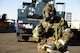 Colorado Air National Guard Staff Sgt. Darrell Linkus, EOD operator, 140th Civil Engineer Squadron, conducts Post Attack Reconnaissance sweeps at Buckley Air Force Base, Colo., Oct. 17, 2015. The 140th Wing is conducting a four-day wartime readiness inspection as part of the new Air Force Inspection System to assess the wing's ability to perform their combat missions. (U.S. Air National Guard photo by Tech. Sgt. Nicole Manzanares)