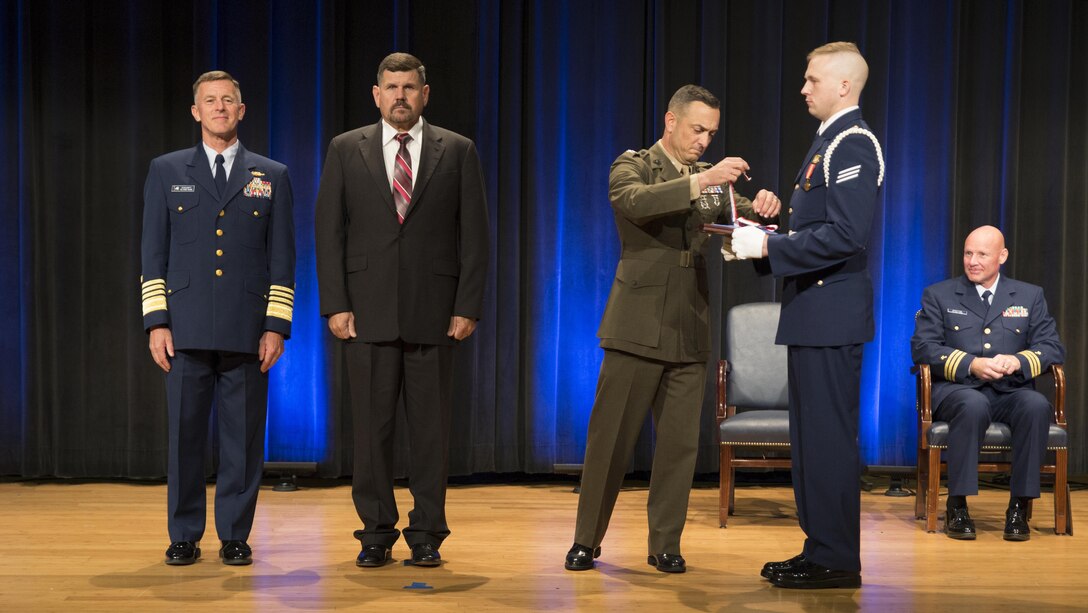 Since 2005, a nominee from each of the services has received the Spirit of Hope award for reflecting the selfless spirit and dedication of Bob Hope. The award was presented to the Quantico Injured Military Sportsman Association as the Marine Corps 2015 winner at the Pentagon Oct. 16th, 2015. Col. Joseph Murray, the commander of Marine Corps Base Quantico, presented the award to Fred Salo, the president of QIMSA.