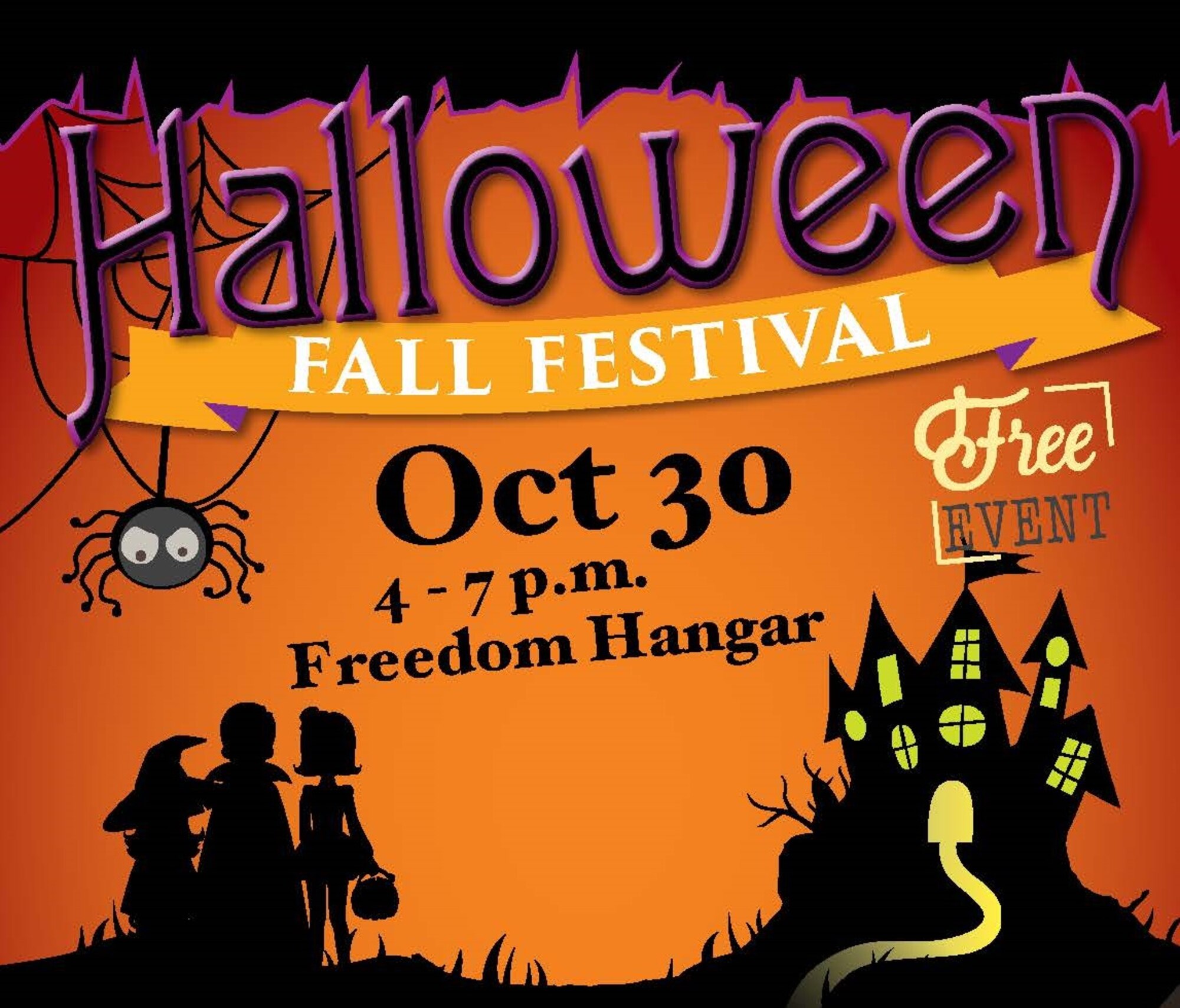 The 1st Special Operations Medical Group and 1st Special Operations Force Support Squadron organized the free event as an opportunity for Airmen and their families to spend an evening participating in seasonal activities together. (Courtesy Graphic from 1st SOFSS)