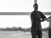 U.S. Air Force Senior Airman Sonia Sandoval, 422nd Medical Squadron facility manager, looks down the main corridor on the second floor of the newly-constructed clinic at RAF Croughton, United Kingdom, Oct. 1, 2015. As the facility manager, Sandoval was the primary liaison during the construction of the clinic. (U.S. Air Force photo by Staff Sgt. Jarad A. Denton/Released)