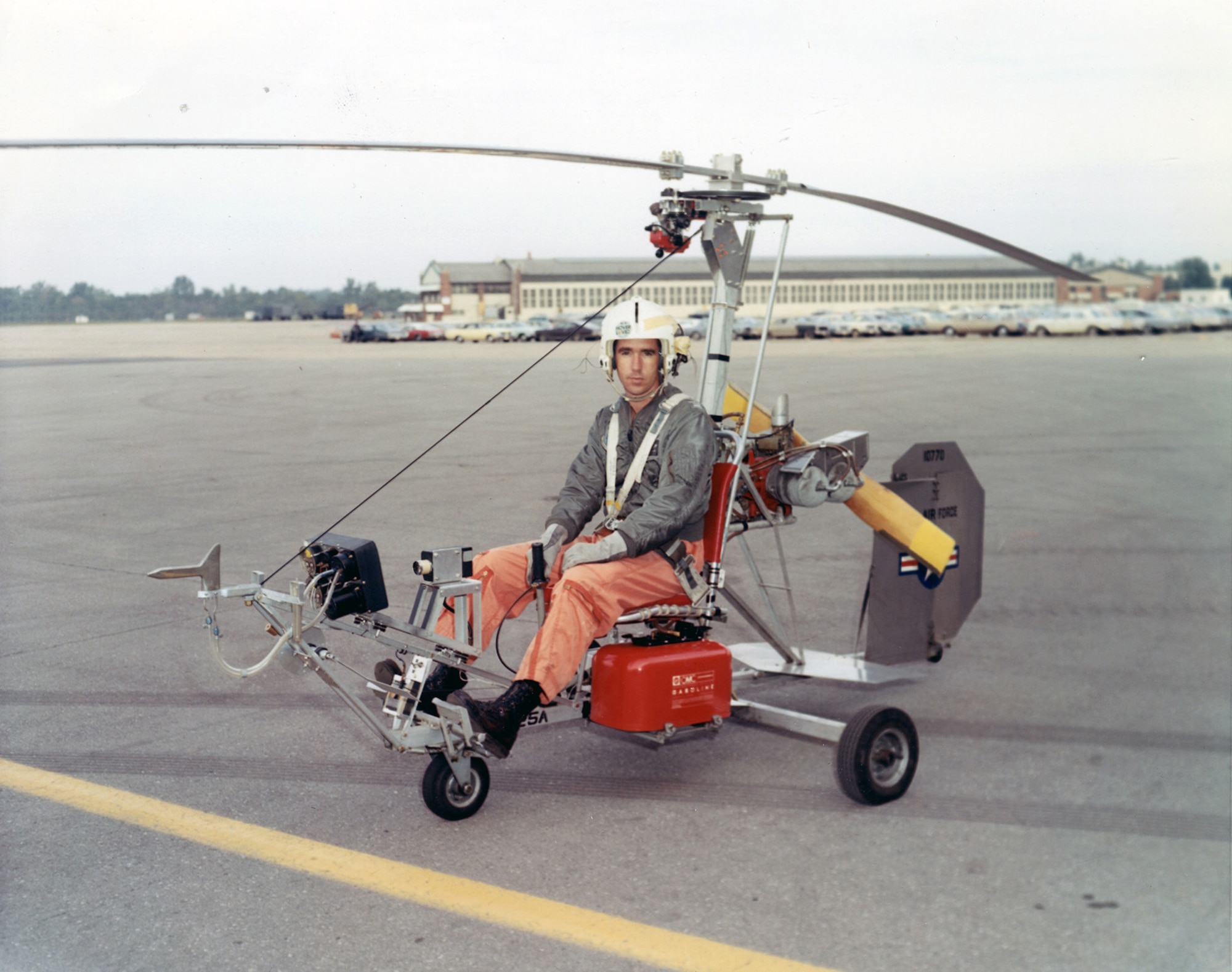 Bensen X-25A Gyrocopter. (U.S. Air Force photo)