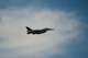 BEJA AIR BASE, Portugal - An F-16 fighter aircraft performs a 'stop-and-go' at Beja Air Base, Portugal Oct. 21, 2015 in support of Exercise Trident Juncture 2015. More than 30,000 troops from more than 30 NATO and allied nations are participating in the exercise. Trident Juncture is an annual NATO Response Force certification exercise.  (U.S. Air Force photo by Airman 1st Class Luke Kitterman/Released)