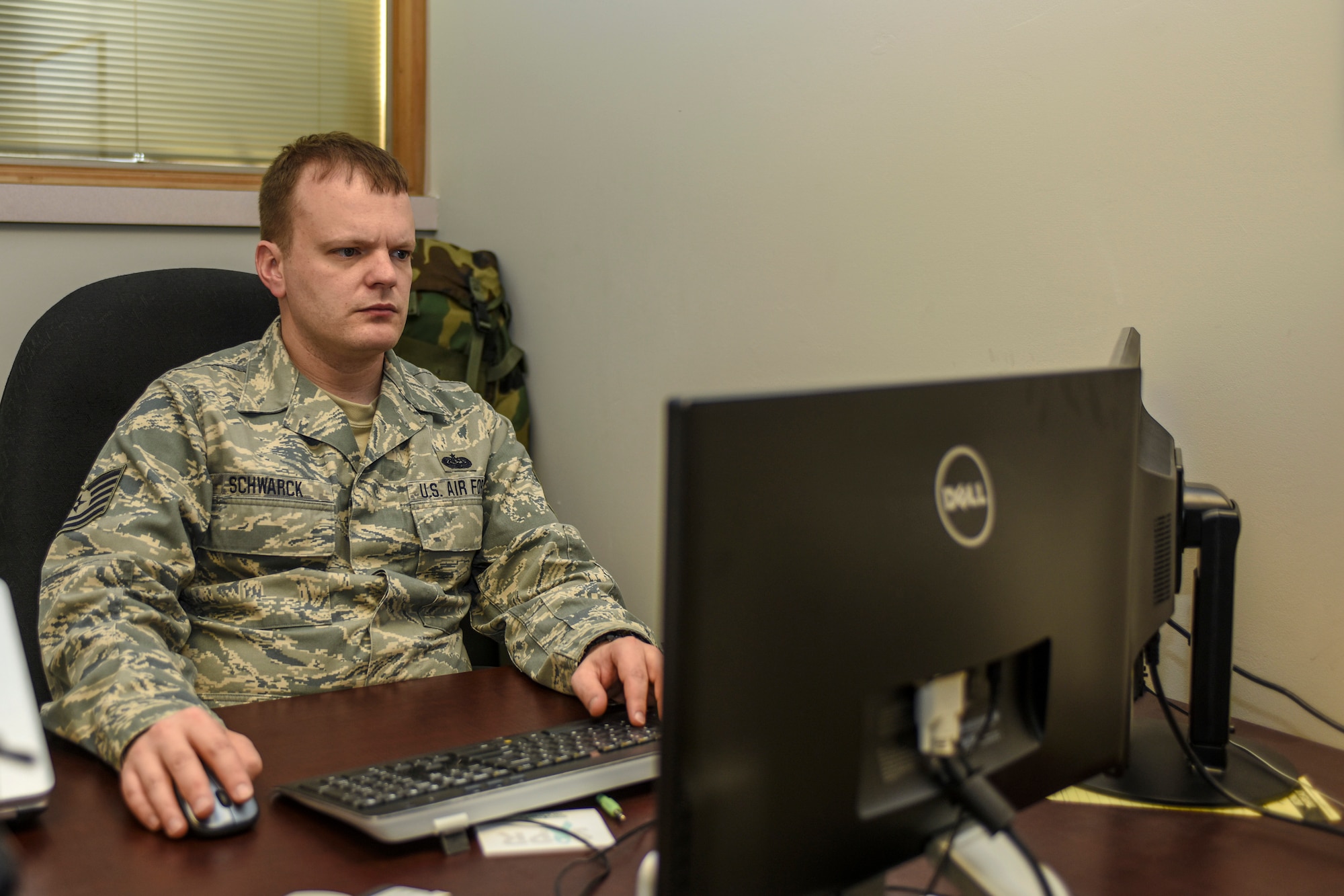 U.S. Air Force Tech. Sgt. Steven Schwarck, cyberspace operations, 121st Air Refueling Wing Communications Flight, travelled to Budapest, Hungary in September 2015 as part of the National Guard State Partnership Program. (U.S. Air National Guard photo by Senior Airman Wendy Kuhn/Released)