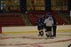 Fairchild Falcons hockey players, discuss an exercise during practice Sept. 30, 2015, at Eastern Washington University, Wash. The Falcons were formed in 2013 and have been evolving ever since. By using resources the base offers the Falcons were able to grow by spreading word to Airmen through programs like Right Start. (U.S. Air Force photo/Airman 1st Class Sean Campbell)