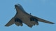 A B-1 thunders over the base flightline during a warrior flyby at Ellsworth Air Force Base, S.D., May 4, 2012. During the warrior flyby aircrews demonstrated the show of force combat tactic, dropping to low level and passing over at a high rate of speed. The B-1 is a long-range, multi-role heavy bomber that can reach speeds of 900-plus miles per hours. (U.S. Air Force photo by Airman 1st Class Zachary Hada.)    
