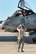 151022-Z-YW189-002 - -A crew chief with the 127th Aircraft Maintenance Squadron marshals an A-10 Thunderbolt II at Selfridge Air National Guard Base, Mich., after a six month deployment on October 22, 2015. The A-10 returned from a six month deployment from southwest Asia in support of U.S. Central Command’s Operations Inherent Resolve. (U.S. Air National Guard photo by Staff Sgt. Samara Taylor/Released) 