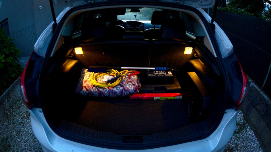 When travelling during the winter season, NASIC members are encouraged to include safety items such as a first aid kit, blanket and flashlight in their vehicles in case of emergencies. Additionally, remember to practice winter safety measures at home, on the road and during cold weather activities. (U.S. Air Force photo by Senior Airman Areca T. Bell/Released)