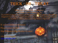 Volunteers are needed for Oct. 31.