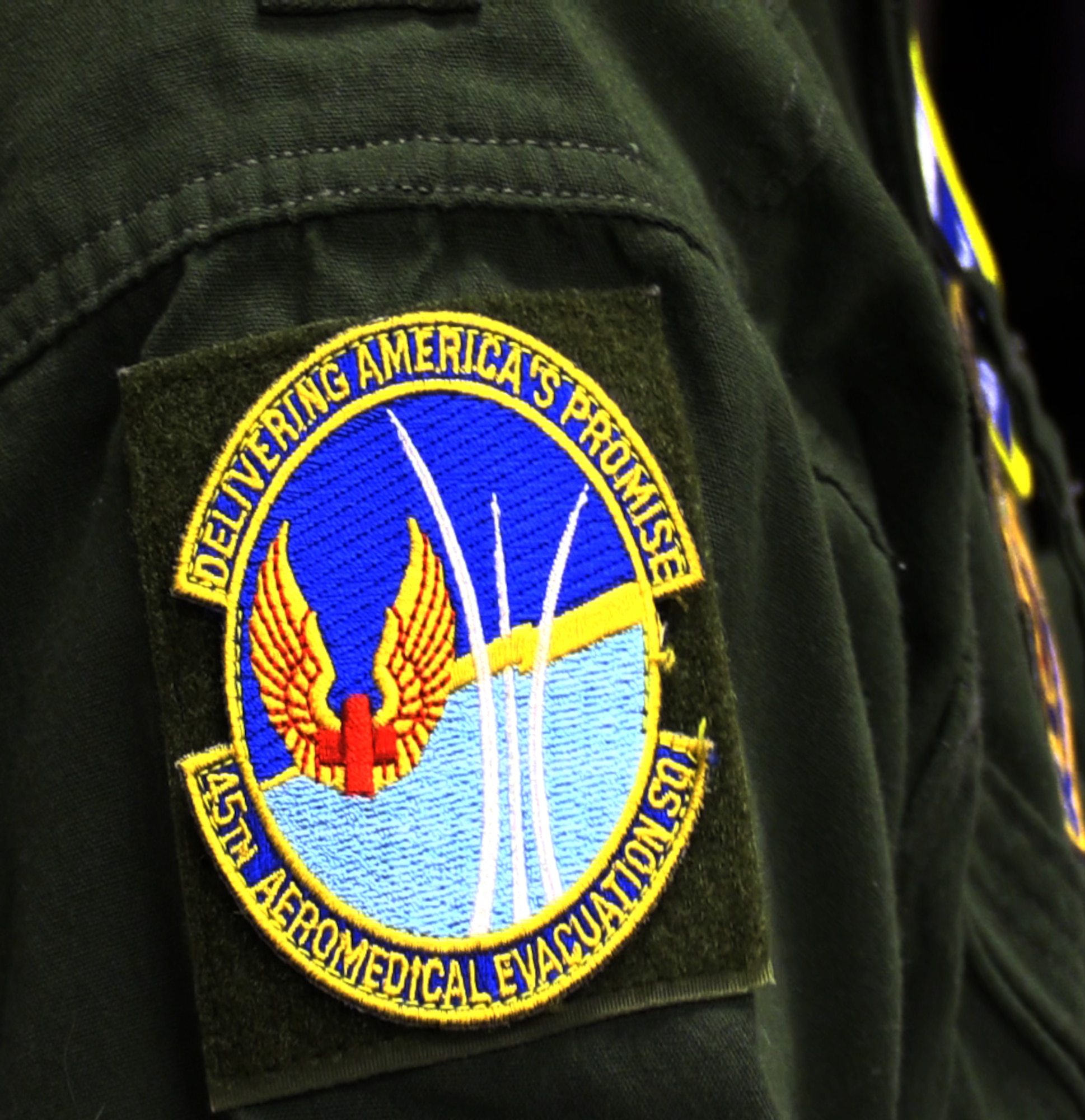 While deployed the Aeromedical Evacuation crew, with help from the Critical Care Air Transport Team can turn a regular medical transport aircraft into a flying intensive care unit, making it possible to move severely injured or gravely ill service members by air. To stay proficient at their lifesaving skills, 45 AES technicians routinely climb aboard a MacDill based KC-135 to fine tune their caregiving skills. (U.S. Air Force photo by Staff Sgt. Adam C. Borgman)
