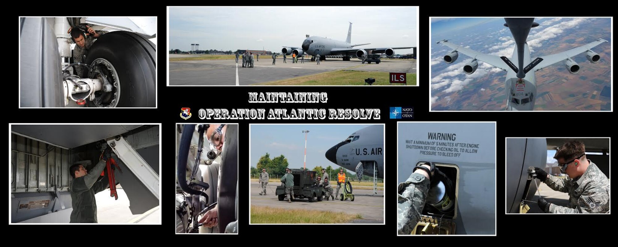 Unity is strength and keeping with that theme, two KC-135 Stratotankers along with more than 30 aircrew and maintenance personnel from the 927th Air Refueling Wing, MacDill Air Force Base, Fla., deployed to Royal air force Mildenhall, England in support of Operation Atlantic Resolve, 17-30 June. (U.S. Air Force photo/Tech. Sgt. Peter Dean)
