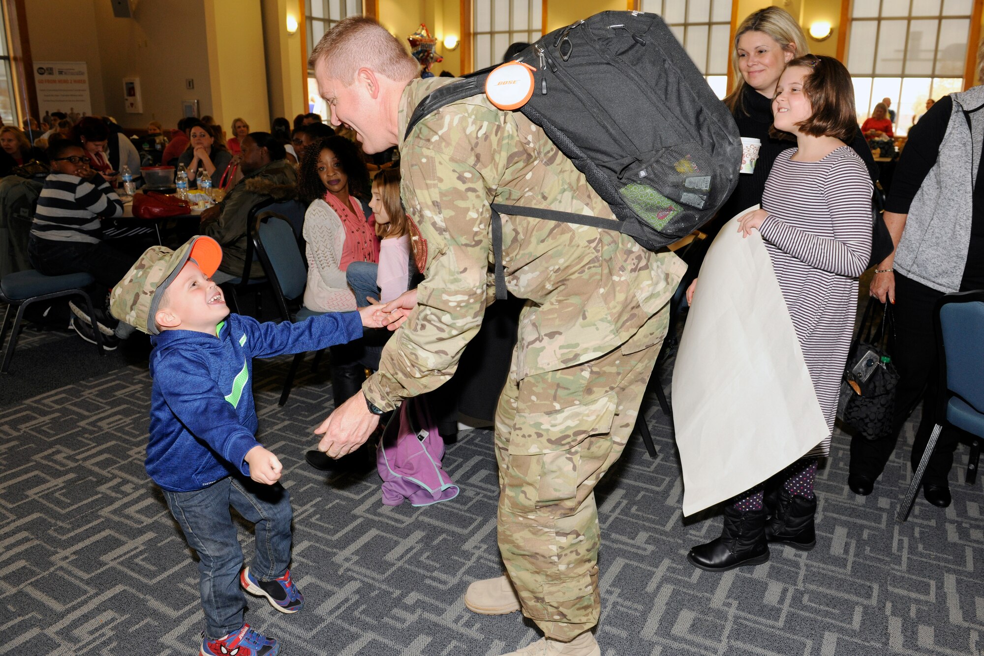 151024-Z-EZ686-234 -- Hundreds of Airmen from the 127th Wing, Selfridge Air National Guard Base, Mich., return home on October 24, 2015 after a six month to Southwest Asia in support of U.S. Central Command's Operation Inherent Resolve.   (U.S. Air National Guard photo by Master Sgt. David Kujawa)