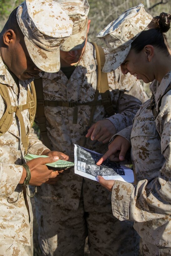 NCOs find their way at CLB-1 Corporals Course