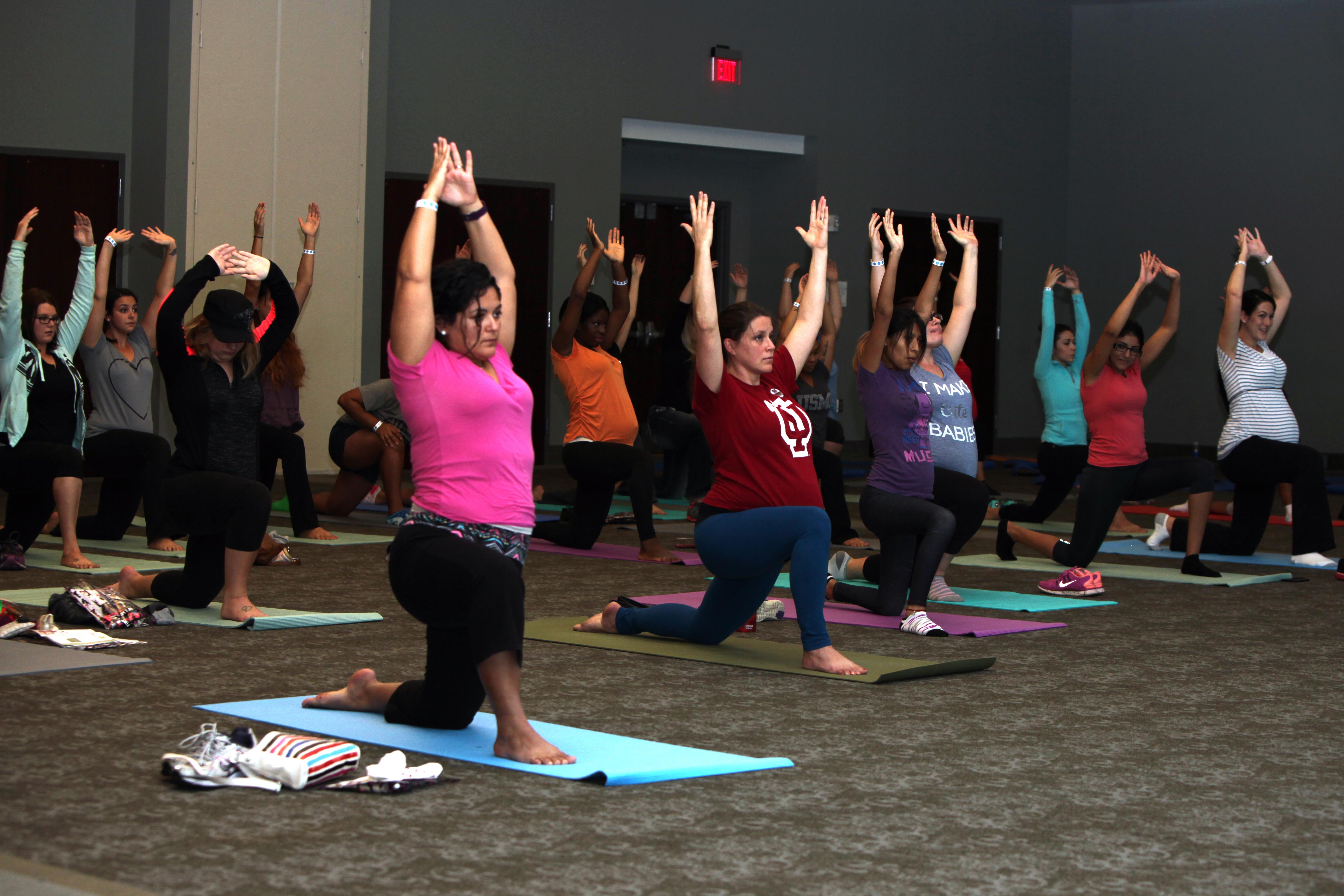 One slow breath at a time: Spouses enjoy spa day