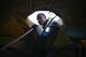 Staff Sgt. Kirk Alston, 1st Combat Communications Squadron satellite communications technician, runs a fiber optic network line through an underground pipe Oct. 5, 2015, at Diyarbakir Air Base, Turkey. A small team of communication Airmen recently deployed to Diyarbakir to build a network from scratch for all combat search and rescue operations downrange in Iraq and Syria. (U.S. Air Force photo by Airman 1st Class Cory W. Bush/Released)
