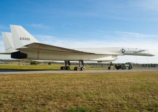 North American XB-70 Valkyrie prior to its move to the new fourth building at the National Museum of the U.S. Air Force. (U.S. Air Force photo by Ken LaRock)